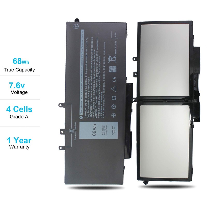 68Wh GJKNX 7.6V Battery for Dell Latitude 5480 5490 5580