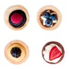Artame 32204 Edelstahl-Sahnetörtchen-Formen, Set von 4, Pastel
