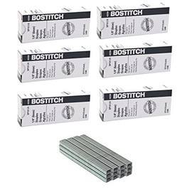 Bostitch Premium Staples for P3 Plier Stapler, 0.25-Inch Leg, 6 Boxes of 5,000 Per Box (SP191/4)