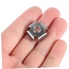 IWOWHERO 50pcs Square Tube Inserts Threaded Nuts for Metal Quick