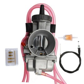 SVKCAR Carburetor PWK 38MM + Throttle Cable for Kawasaki Honda Yamaha Suzuki Universal ATV Dirt Bike Scooter Carb