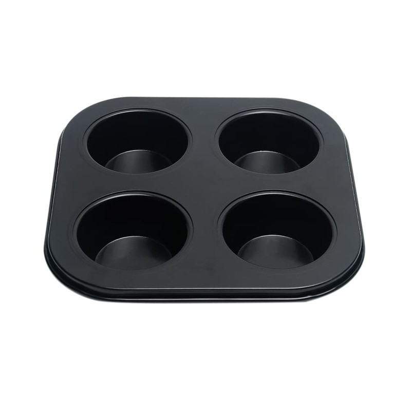 Anwangda Muffin Tray, 4-Hole Tart Round Party Tray, Muffin Tin