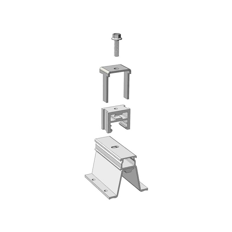 End Clamp MageBracket CL Mounting Kit for Solar Module Panel