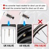 Kutyun 8PCS LED Wheel Lights, Automotive Tire Light Assemblies, Air