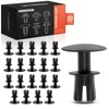A-Premium 20 PCS Exterior Pillar Molding Car Retainer Fastener Push