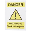 Caledonia Signs 58171 "Permit to Work: Electrical Work" Label, 3
