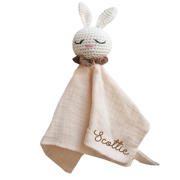 Personalized Bunny Lovey – Baby’s First Easter Gift – Custom