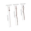 Gadpiparty 5 Sets of Clock Hands Wooden with Copper Sleeve