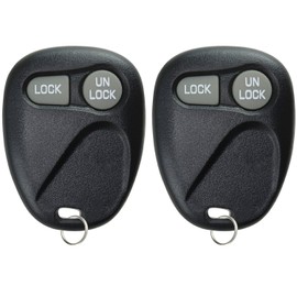 KeylessOption Keyless Entry Remote Control Key Fob for 97-99 Silverado Sierra Yukon Tahoe Suburban S10 Tracker Topkick 16245100-29 (Pack of 2)