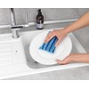 WENKO Microfibre Washing Up Sponge Miko Set of 2 Dish
