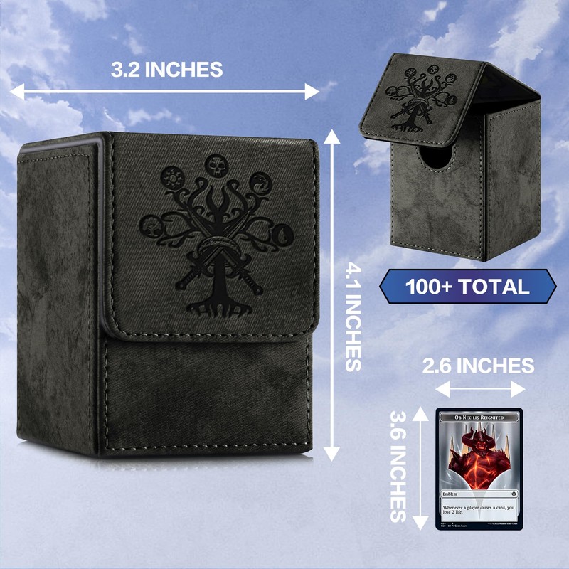 PROMAXIBINDER MTG Card Deck Box, Commander Deck Box Fits 100+