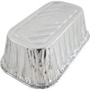 Handi-Foil 1 lb. Aluminum Foil Mini-Loaf/Bread Baking Pan w/Clear Low
