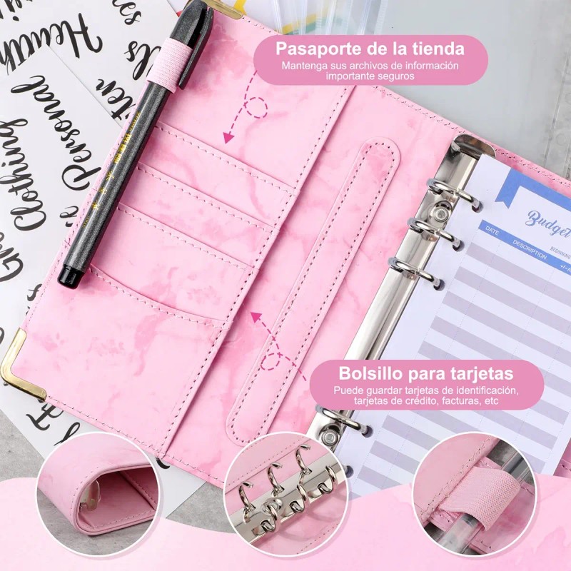 Bolsa De Carpeta Con Cremallera Carpeta A6 Organigasto