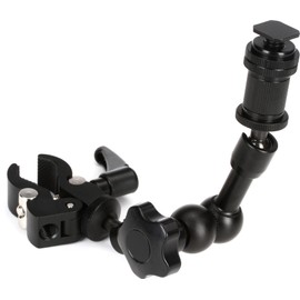 Zoom HRM-7 Handy Recorder Mount, 7-inch Arm, Clamp Mount, Designed to be Used With Zoom Portable Audio and Video Recorders