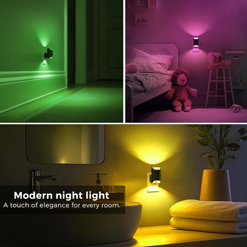 L LOHAS LED Night Lights Plug into Wall, Plug in
