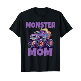 Monster Truck Are My Jam Monster Truck Mom Mothers Day T-Shirt