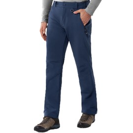 33,000ft Men's Winter Snow Ski Fleece Lined Pants Warm Waterproof Softshell Insulated for Snowboard Outdoor Work Hiking