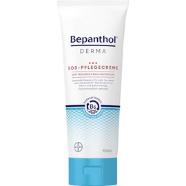 Bepanthol Derma SOS Care Cream, Body Care for Very Dry and Rough Skin Areas, Dermatologically Tested Moisturising Cream with Dexpanthenol, 100 ml Tube