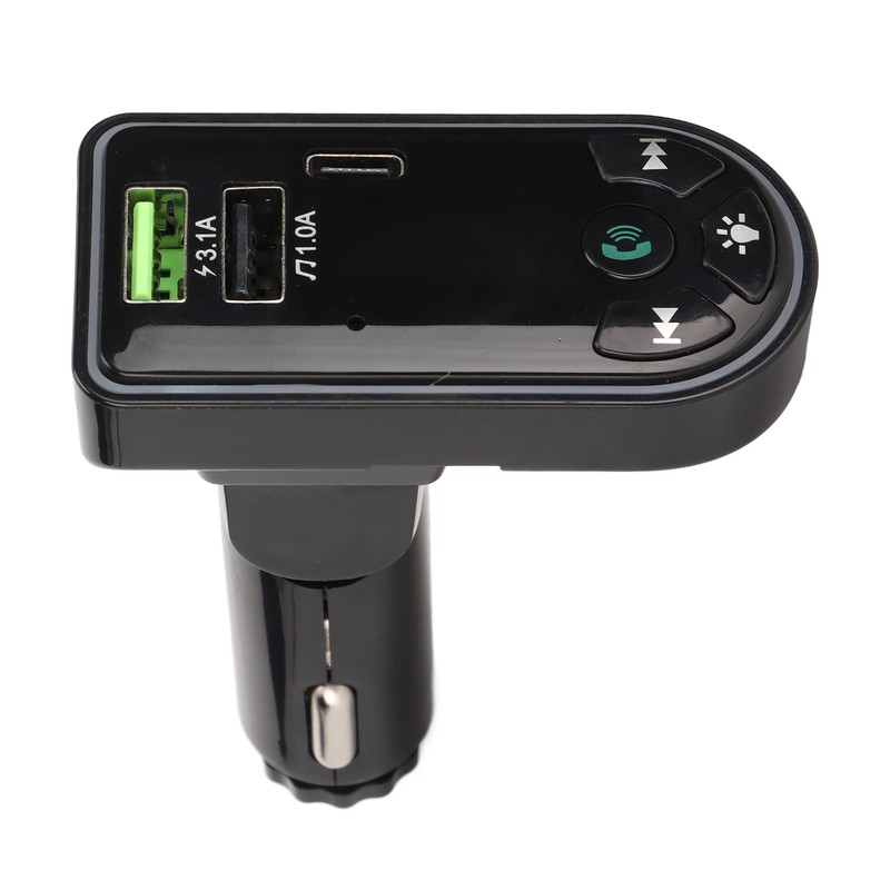 Car MP3 Player Hands Free Stereo Dual USB Charging Bluetooth