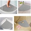 Non-Slip Triangular Shower Mat, 60 x 60 cm, Soft Comfort