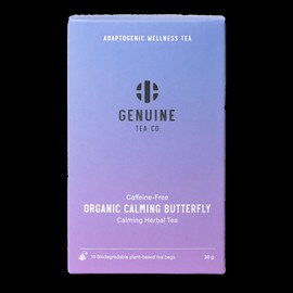 Genuine Tea Organic Tea Calming Butterfly 15 Tea Bags