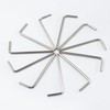 AUXBC 24pcs 2mm Hex Key Wrench, L-Shape Allen Wrench Hex
