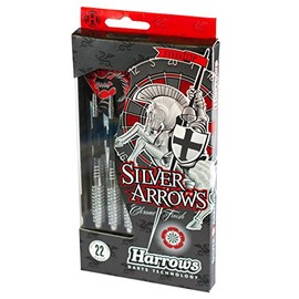 Harrows Silver Arrows Chrome Finish Dart,silver,24g