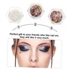 Gadpiparty Shiny Metal Iridescent Sequins Eye Makeup Patches for Nail