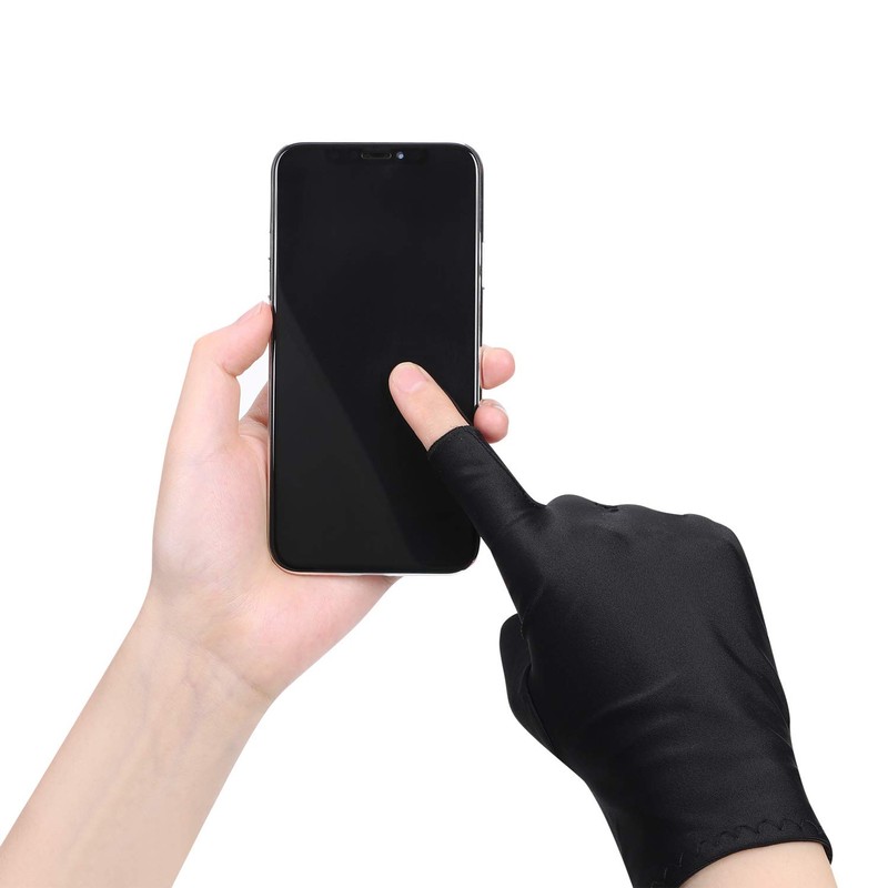 SIQITECH Half Finger Gloves, UV Protection, Women's, For Summer, Sunscreen,