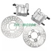 LYK Front Brake Calipers Pads & Brake Rotors for Yamaha