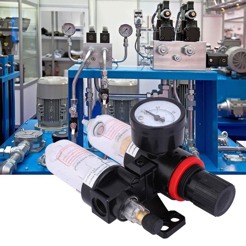 Compressed Air Regulator 1/4 Inch, Oil Water Separator, Pressure Regulator,