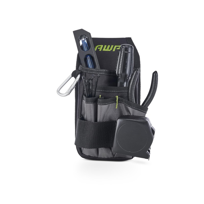 AWP Premium Tool Pouch Multi-Pocket Organizer for Electricians, Professional Tool