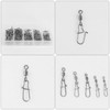 Filltown 100 Pieces Fishing Ball Bearing Swivels, Quick Change Swivels