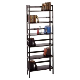 Black Terry Folding Bookcase & BookshelfSKU: 20896