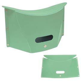Folding Portable Camping Stool Ultralight Folding Stool for Outdoor, Hiking, Backpacking Compact Design Waterproof Outdoor Stool, Durable PP Material, Easy to Carry & Store(Green)