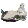 Sea Creations Ceramic Mermaid Bathroom Soap Dish Figurine 8" Perfect