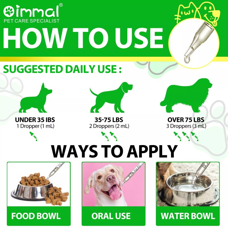Oimmal Natural Antibiotic for Dogs Allergy Relief Apple Cider Vinegar