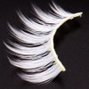 White False Eyelashes, Eye Lashes, Cosplay Makeup False Eyelashes Masquerade