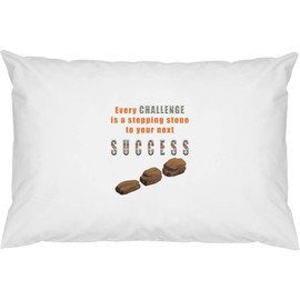 2 x 'Journey of Stepping Stones' Cotton Pillow Cases (PW00036704)