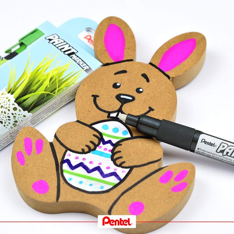 Pentel MMP20 Marcador permanente, dorado, 4 mm