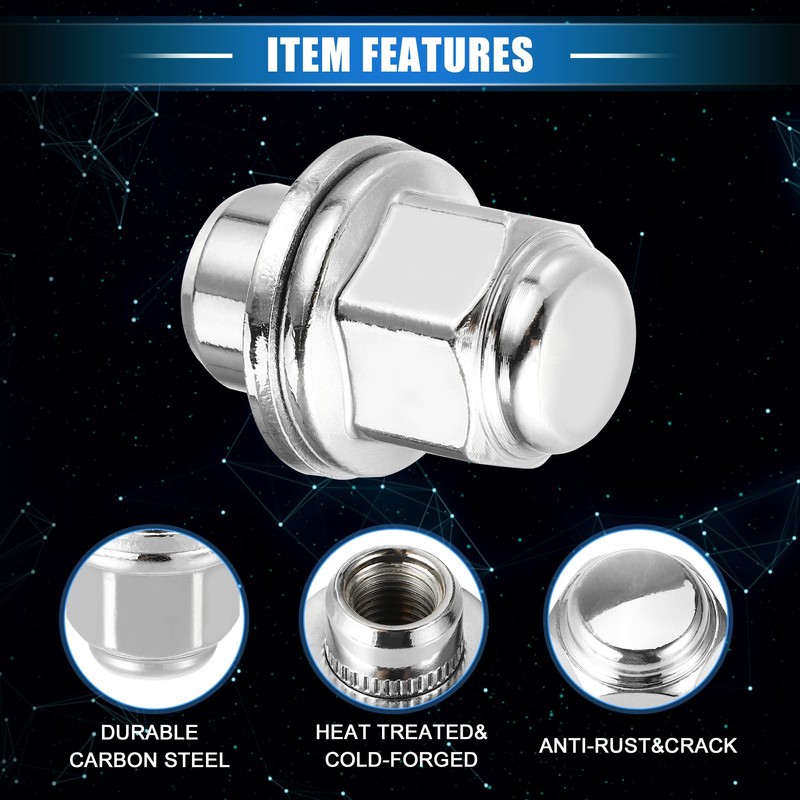 VekAuto Pack of 5 Wheel Nuts Compatible with Toyota Avalon,
