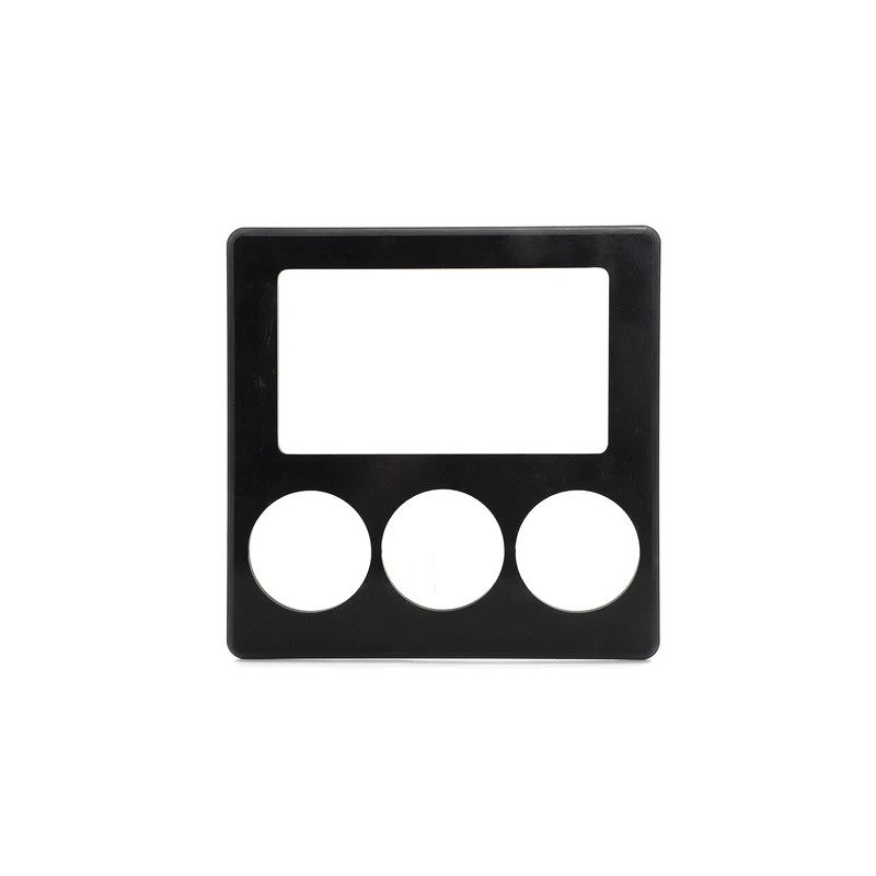 Junomabix 87-89 Black Radio Relocation Double Din Trim Bezel Panel