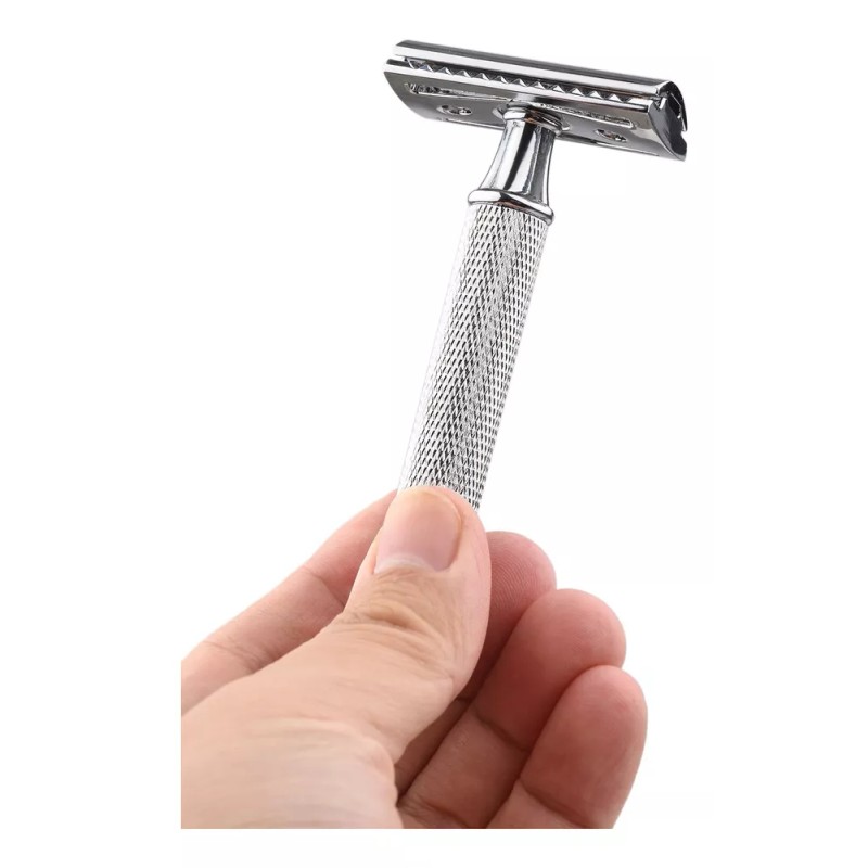 Generic Maquinilla De Afeitar Tradicional De Acero Inoxidable Con Bo