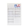 PLC Sports Baseball Softball Lineup Cards | 4 Part Carbon