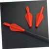 WOONEKY 8mm Plastic Arrow Tails 20 Pcs Integrated Tails Enhance