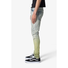 mnml Men's X637 Gradient Skinny Denim, Green