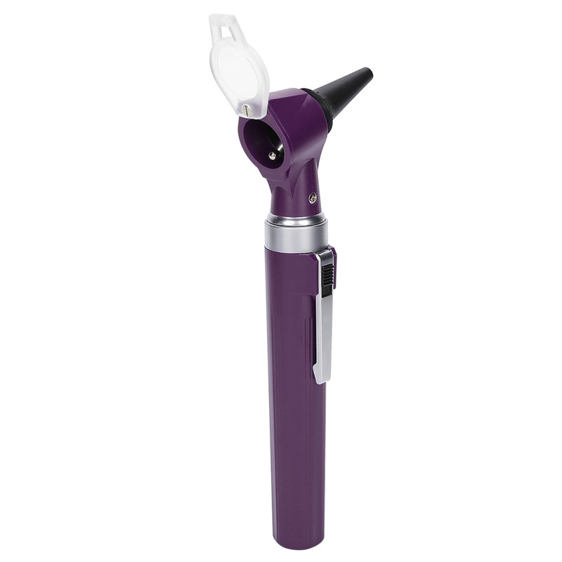 Professional Diagnostic Kit Ear Care Examination Otoscope Eardrum Endoscope SpeculumPurple