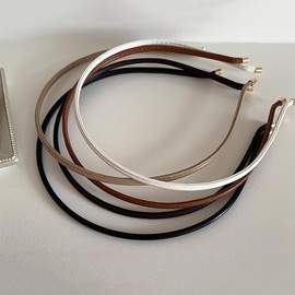 TELAIN Hairband Ladies Set, 5-Piece Leather Hairband, Comfortable And Non-Slip, Perfect For Every Occasion And All Hairstyles