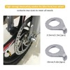 YINARONG Bicycle Hub Flanged Axle Nut and Safety Washer Kit,