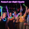 LovesTown 24PCS 4th of July Glow Sticks Party Favors, Light